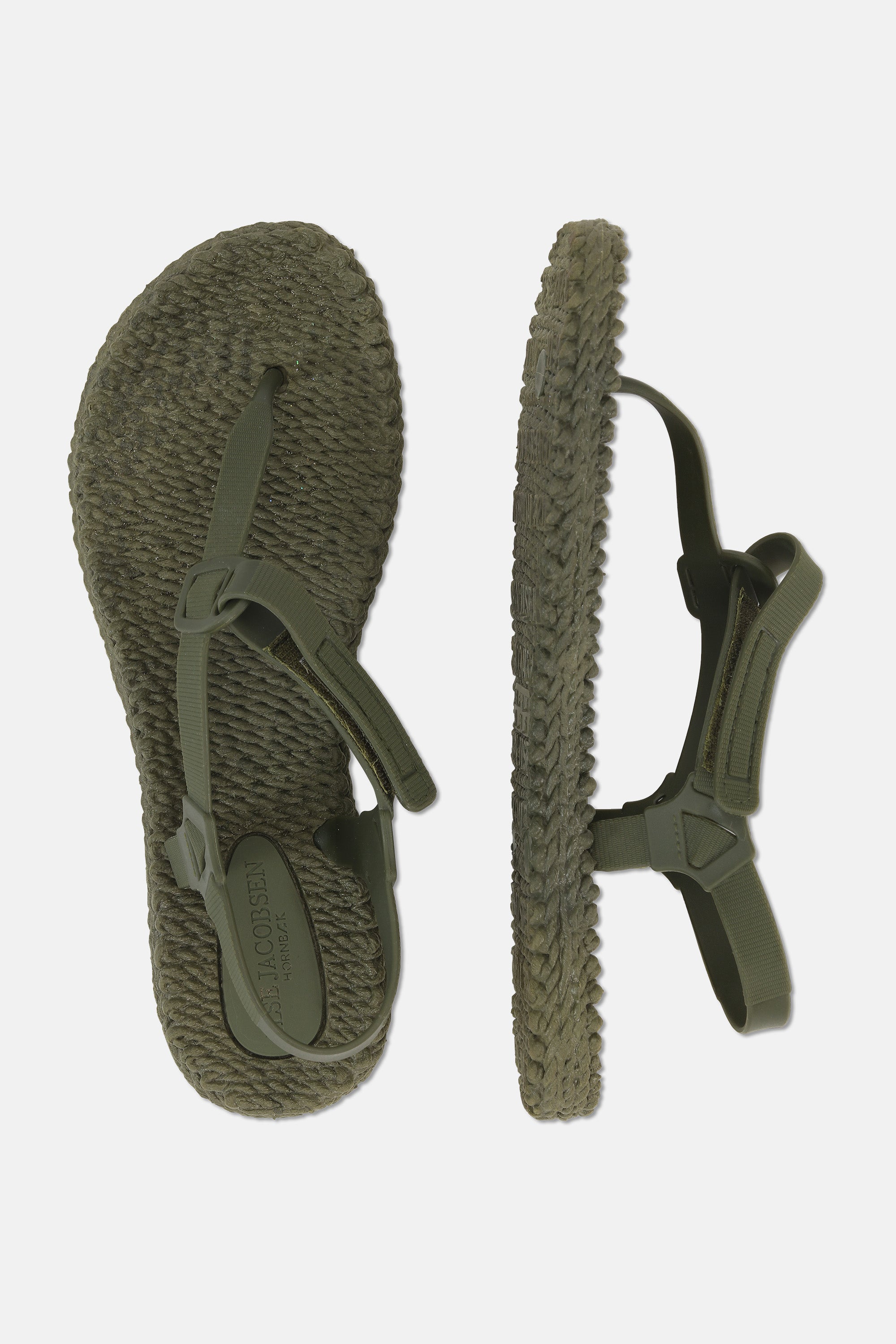 Ilse Jacobsen Hornbæk Footwear Flip Flops Mit Riemen Flip-flops 410 Army
